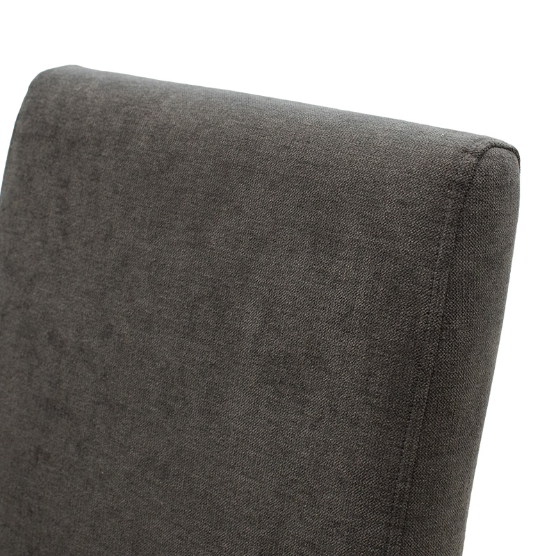 Καρέκλα Ditta pakoworld ανθρακί ύφασμα - πόδια ξύλο μασίφ wenge 6