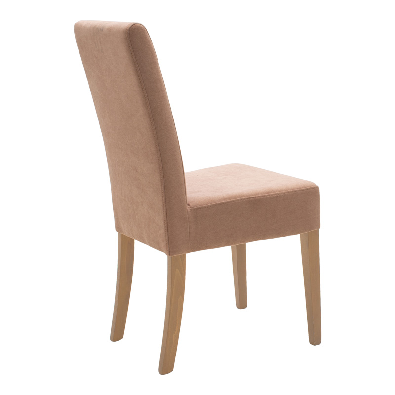 Καρέκλα Ditta pakoworld ύφασμα σάπιο μήλο-πόδι sonoma 44x56x96εκ 2