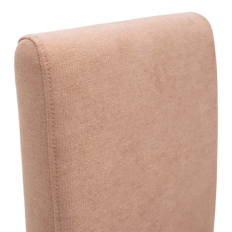 Καρέκλα Ditta pakoworld ύφασμα σάπιο μήλο-πόδι sonoma 44x56x96εκ 5