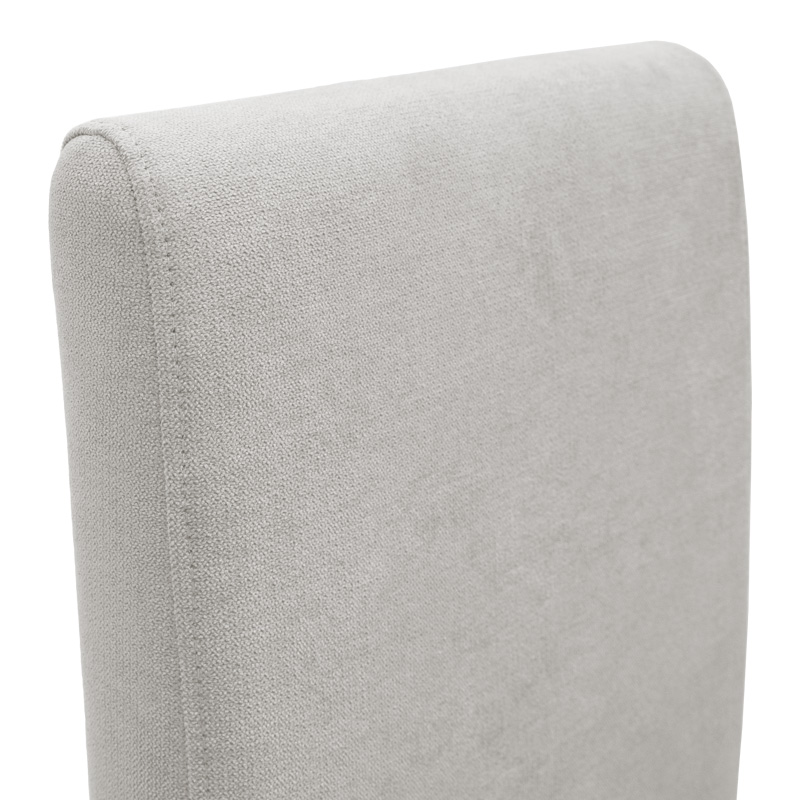 Καρέκλα Ditta pakoworld ύφασμα γκρι-πόδι sonoma 44x56x96εκ 5