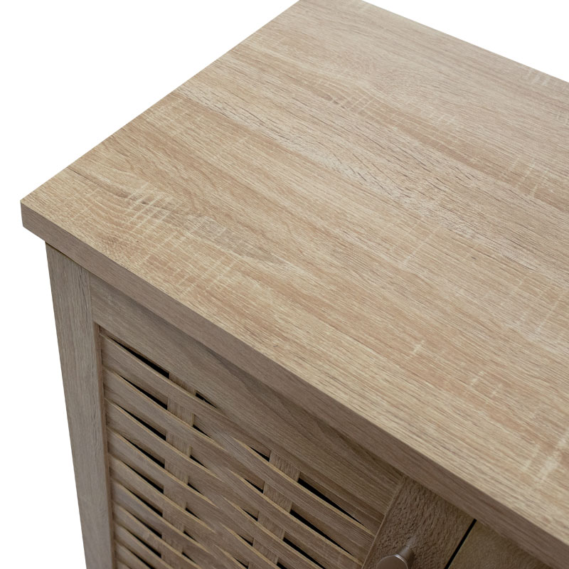 Παπουτσοθήκη-ντουλάπι MANTAM pakoworld 16 ζεύγων χρώμα sonoma 115,5x40x92εκ 8