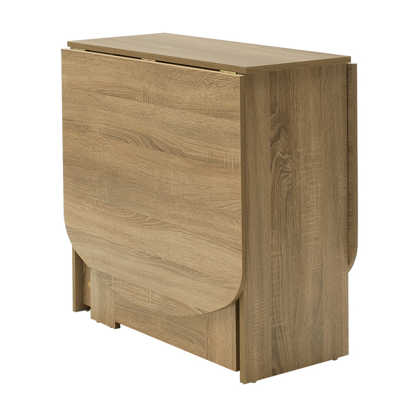 Τραπέζι Nadine pakoworld πολυμορφικό-επεκτεινόμενο χρώμα sonoma 160x80x76.5εκ 3