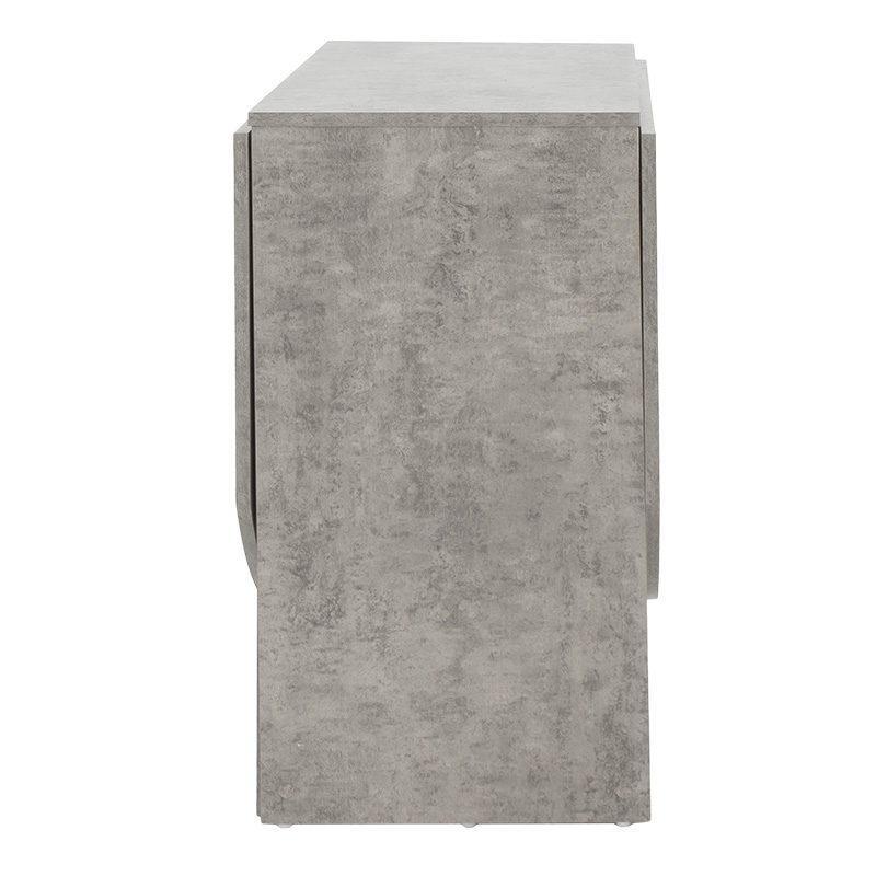 Τραπέζι Nadine pakoworld πολυμορφικό-επεκτεινόμενο χρώμα γκρι antique 160x80x76.5εκ 4