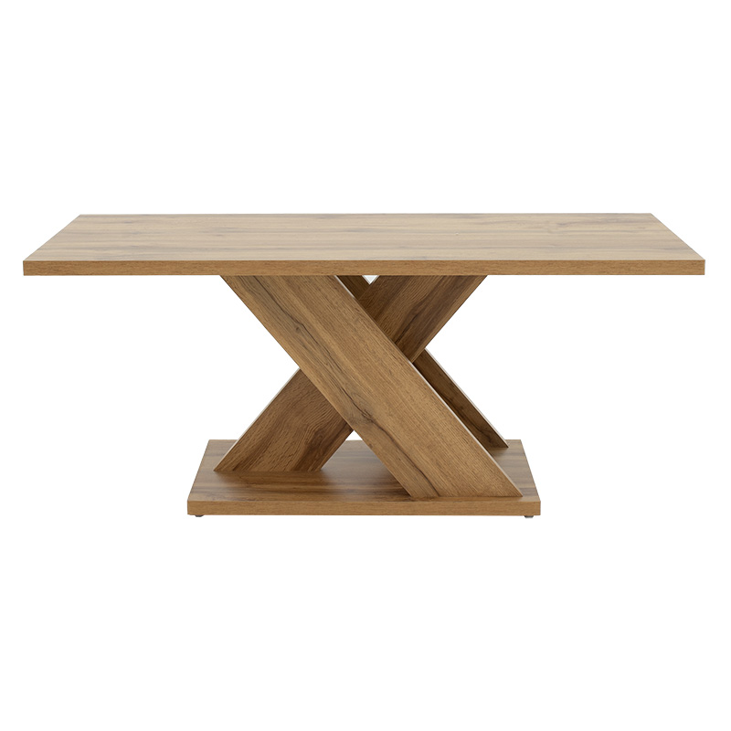 Τραπέζι σαλονιού Solange pakoworld χρώμα sonoma 110x55x47.5εκ 3