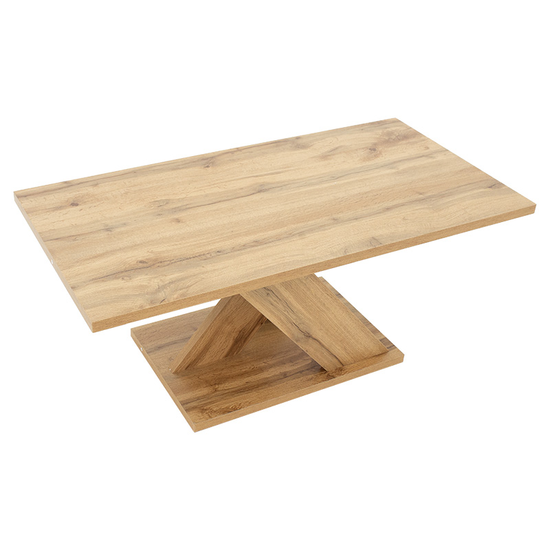 Τραπέζι σαλονιού Solange pakoworld χρώμα sonoma 110x55x47.5εκ 4