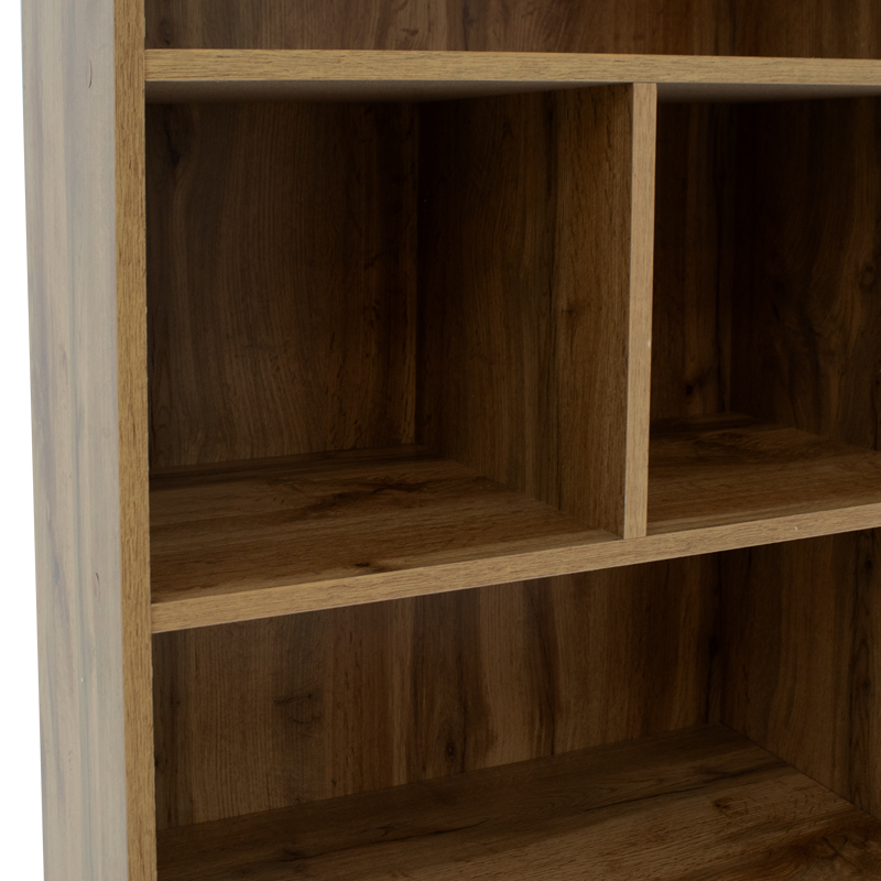 Βιβλιοθήκη Lucinda pakoworld oak 120x29.8x180.5εκ 5