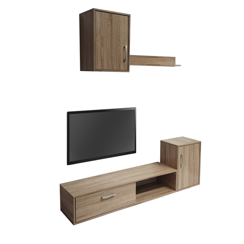 Σύνθετο σαλονιού Ranian pakoworld μελαμίνης sonoma 2