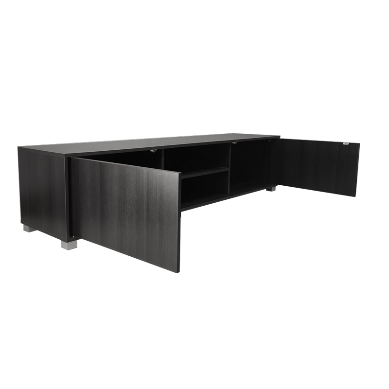 Έπιπλο τηλεόρασης Darion pakoworld μελαμίνης zebrano 180x40x41εκ. 2