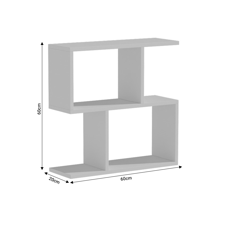 Βοηθητικό τραπέζι Kora pakoworld μελαμίνης sonoma 60x20x60εκ 4