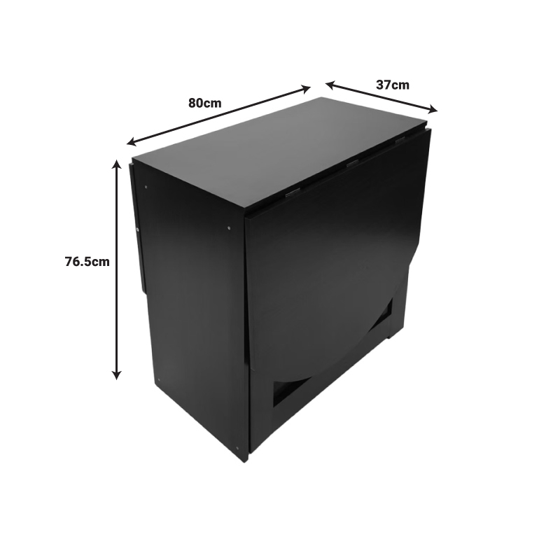 Τραπέζι Nadine pakoworld πολυμορφικό-επεκτεινόμενο wenge 160x80x76.5εκ 7