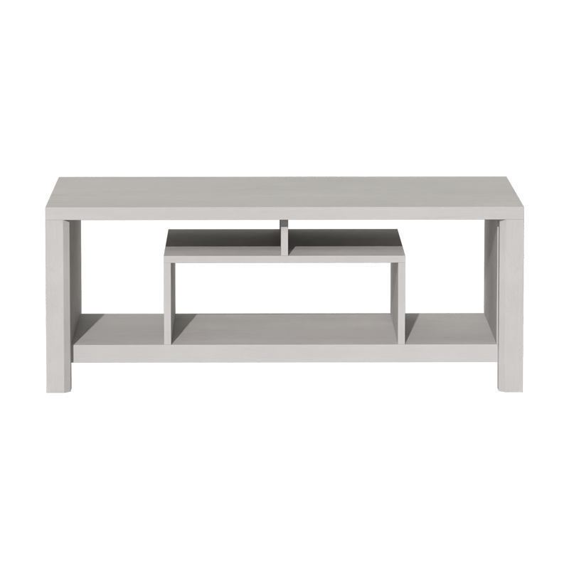 Τραπέζι σαλονιού Tracy pakoworld λευκό-γκρι 120x60x48.5εκ 3