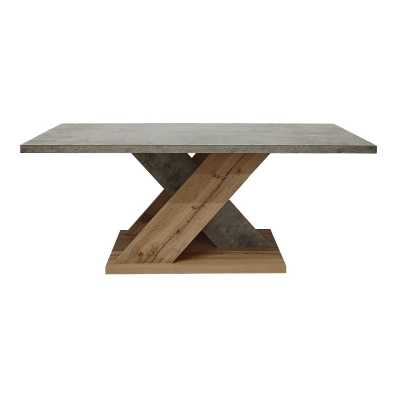 Τραπέζι σαλονιού Solange pakoworld σε γκρι-sonoma απόχρωση 110x55x47.5εκ 3