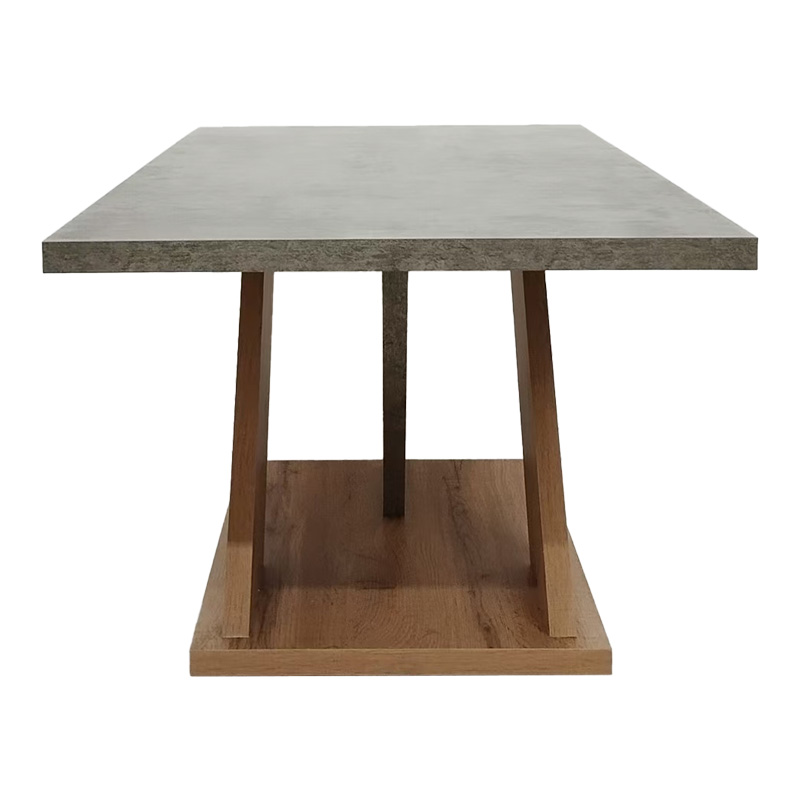 Τραπέζι σαλονιού Solange pakoworld σε γκρι-sonoma απόχρωση 110x55x47.5εκ 4