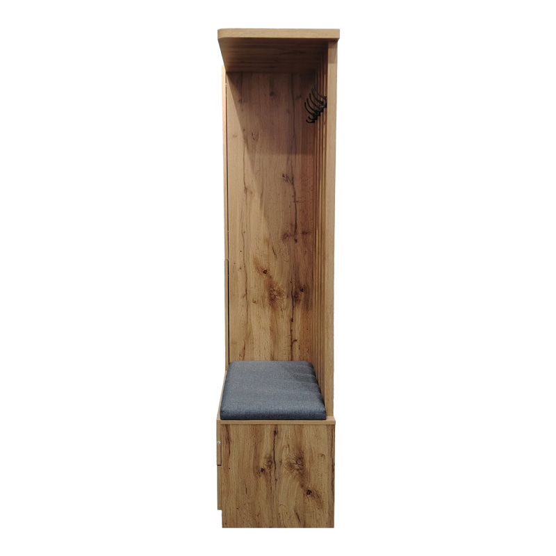 Έπιπλο εισόδου Zomie pakoworld σε oak απόχρωση 131x41.5x180.4εκ 4
