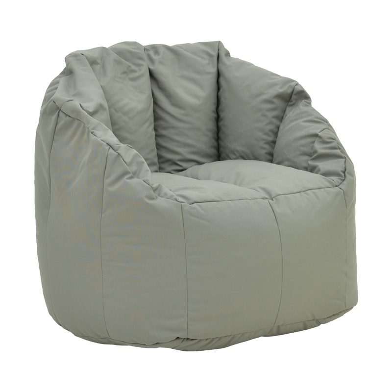 Πολυθρόνα Kerlon pakoworld αδιάβροχο σε γκρι απόχρωση Φ80x65εκ 1