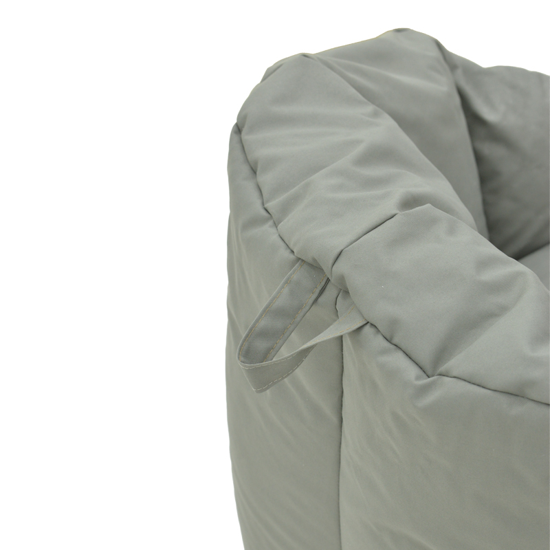 Πολυθρόνα Kerlon pakoworld αδιάβροχο σε γκρι απόχρωση Φ80x65εκ 6