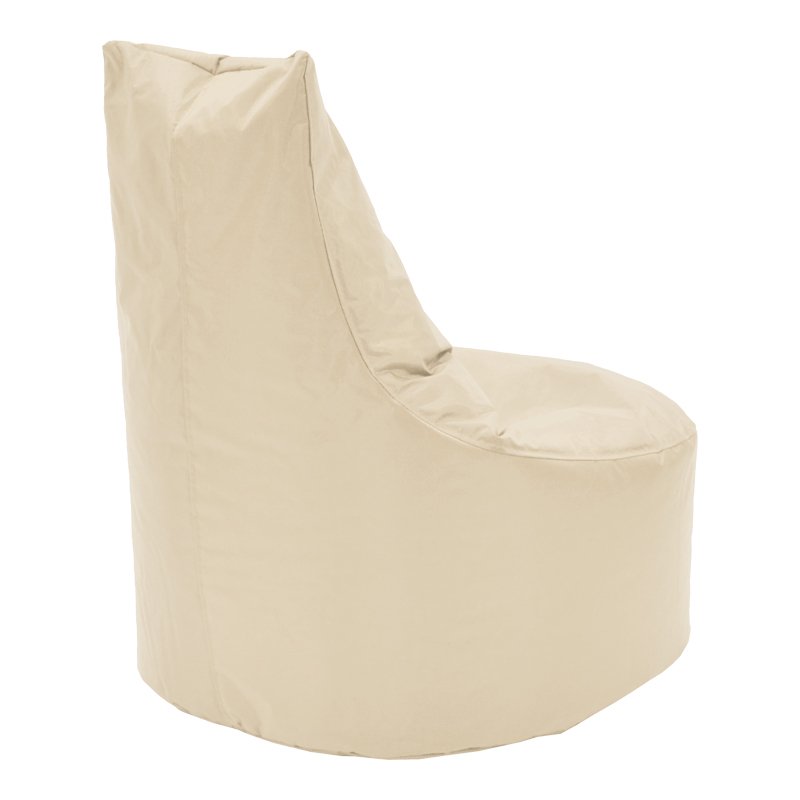 Πουφ πολυθρόνα Norm PRO pakoworld αδιάβροχο μπεζ 65x65x80εκ 3