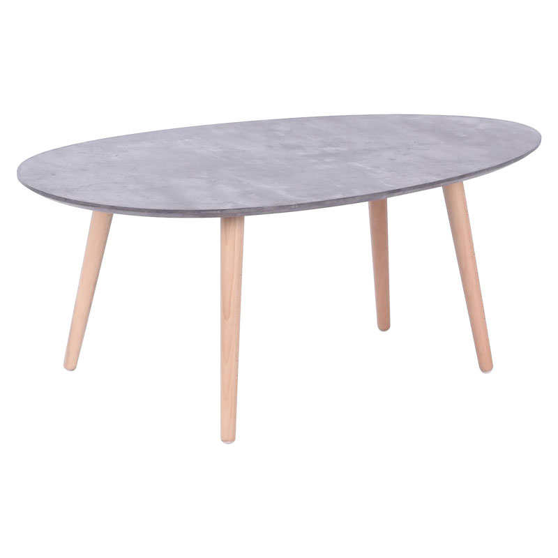 Τραπέζι σαλονιού HAMILTON pakoworld χρώμα γκρι cement-φυσικό 98x60x38εκ 4