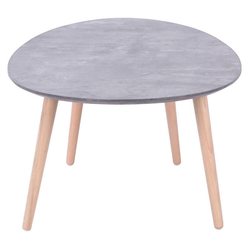 Τραπέζι σαλονιού HAMILTON pakoworld χρώμα γκρι cement-φυσικό 98x60x38εκ 5