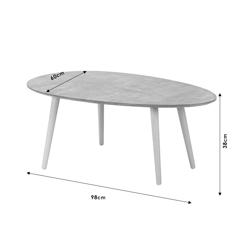 Τραπέζι σαλονιού HAMILTON pakoworld χρώμα γκρι cement-φυσικό 98x60x38εκ 6