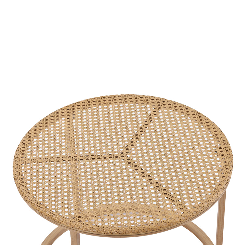 Τραπέζια σαλονιού Beatrice pakoworld σετ 2τεμ γυαλί-φυσικό rattan-φυσικό μέταλλο 9