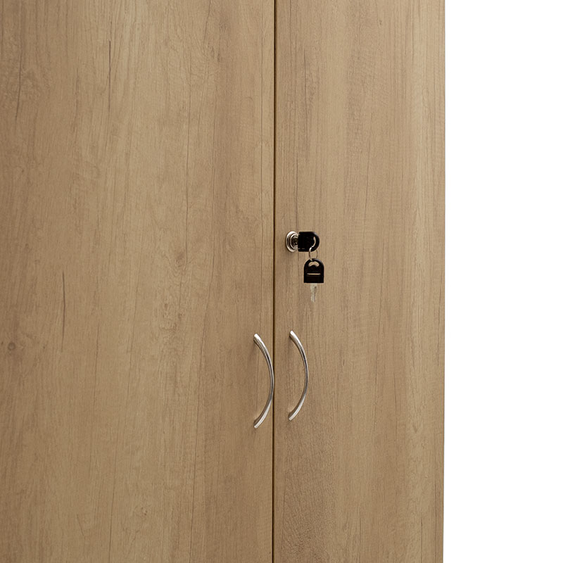 Ντουλάπα γραφείου επαγγελματική Amazon pakoworld χρώμα sonoma 80x40x200εκ 5