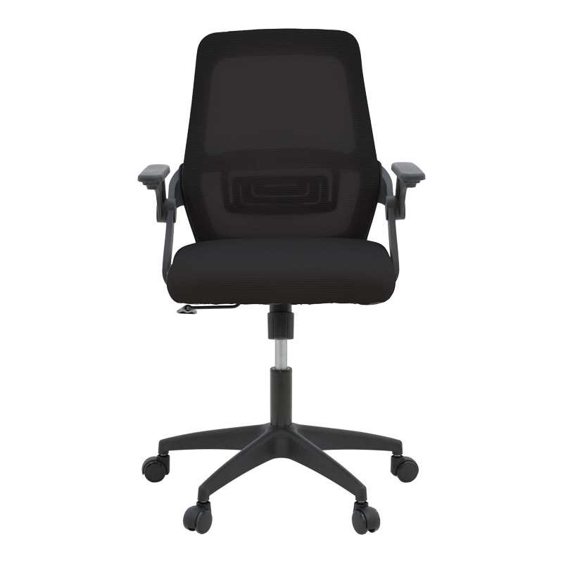 Καρέκλα γραφείου Reji pakoworld mesh ύφασμα μαύρο 58x60x89-99εκ 4