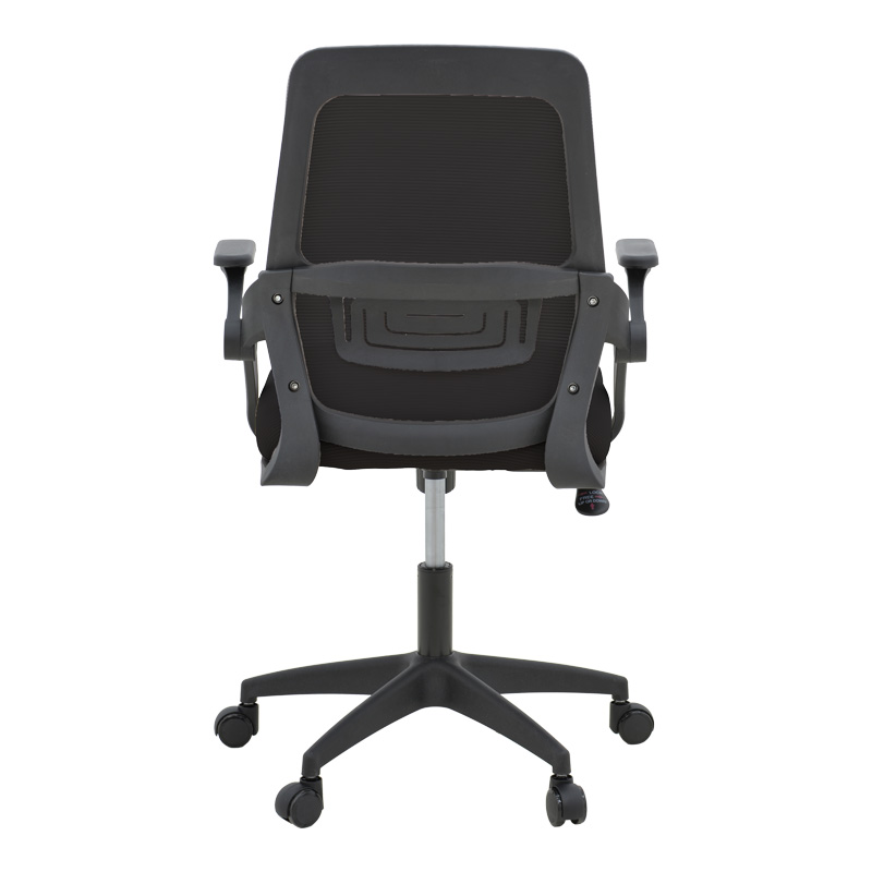 Καρέκλα γραφείου Reji pakoworld mesh ύφασμα μαύρο 58x60x89-99εκ 5