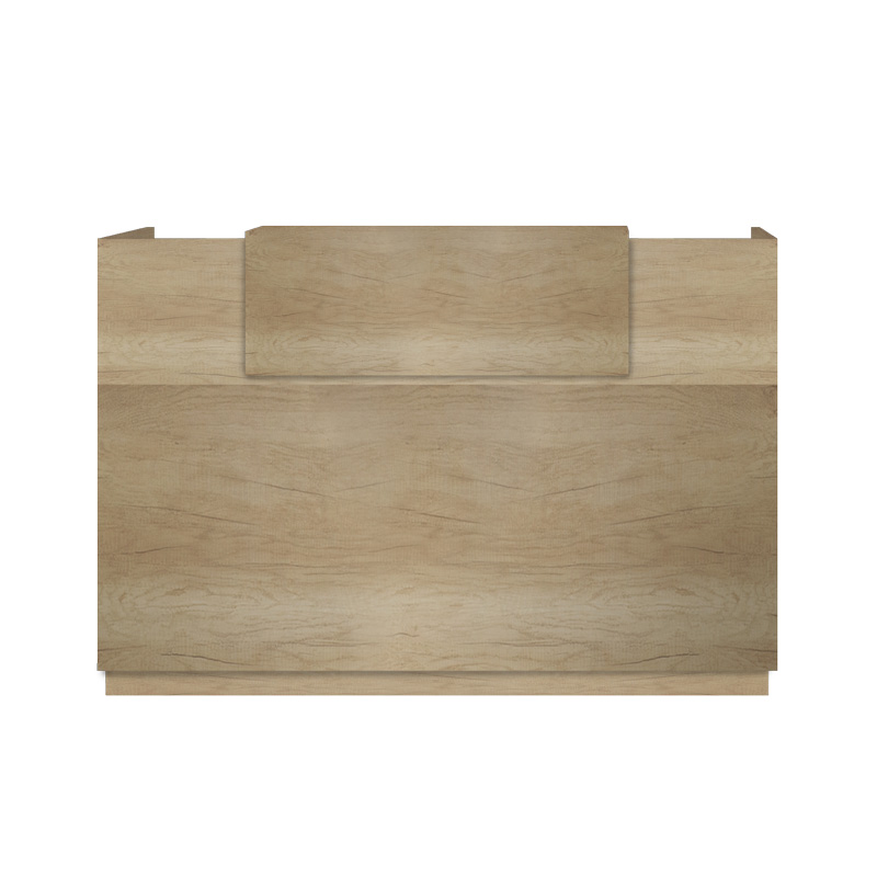 Γραφείο reception Lotus pakoworld σε χρώμα φυσικό 140x70x110εκ 3