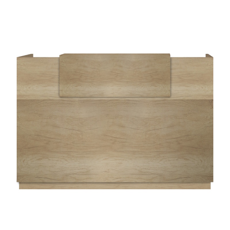 Γραφείο reception Lotus pakoworld σε χρώμα φυσικό 180x70x110εκ 3