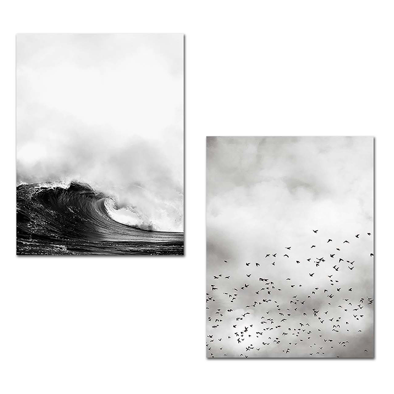 Πίνακας σε mdf PWF-0195 pakoworld με ψηφιακή εκτύπωση 2πτυχο 1