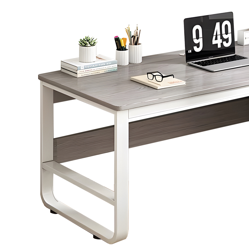 Γραφείο Salto pakoworld με συρταριέρα-MDF γκρι-λευκό 120x48x74εκ 3