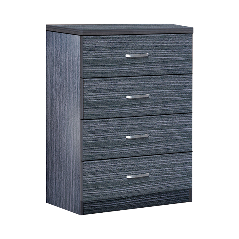 Συρταριέρα Killian pakoworld με 4 συρτάρια wenge 80x40x80εκ 1