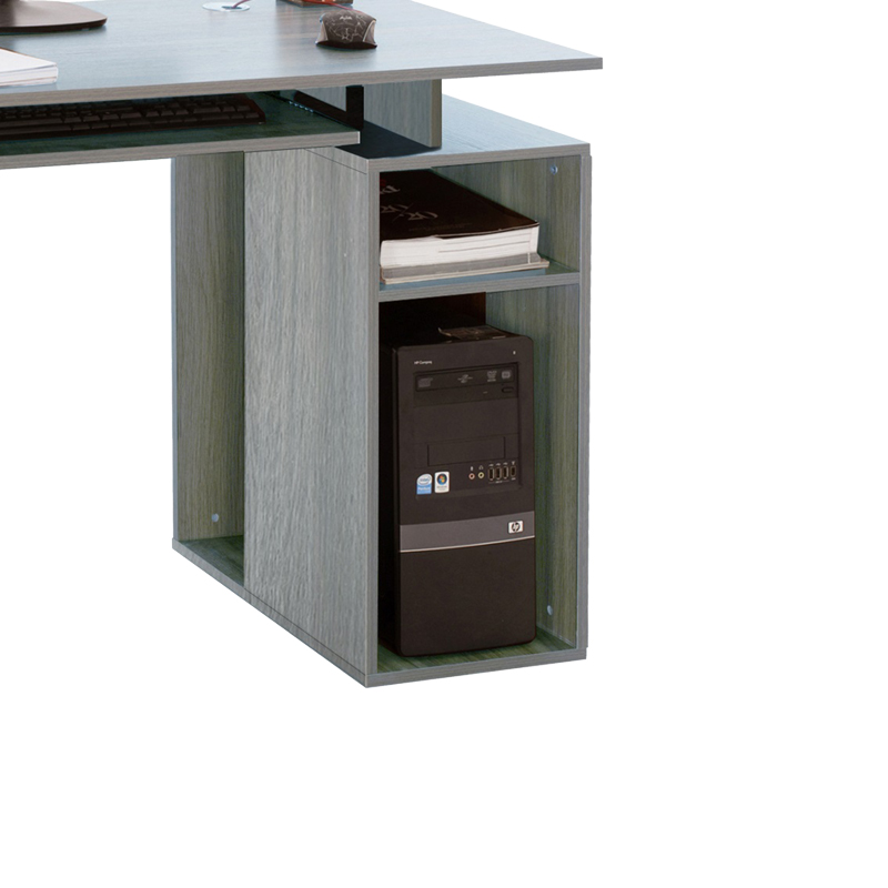 Γραφείο υπολογιστή Liberion pakoworld γκρι-oak 120x55x76εκ 3