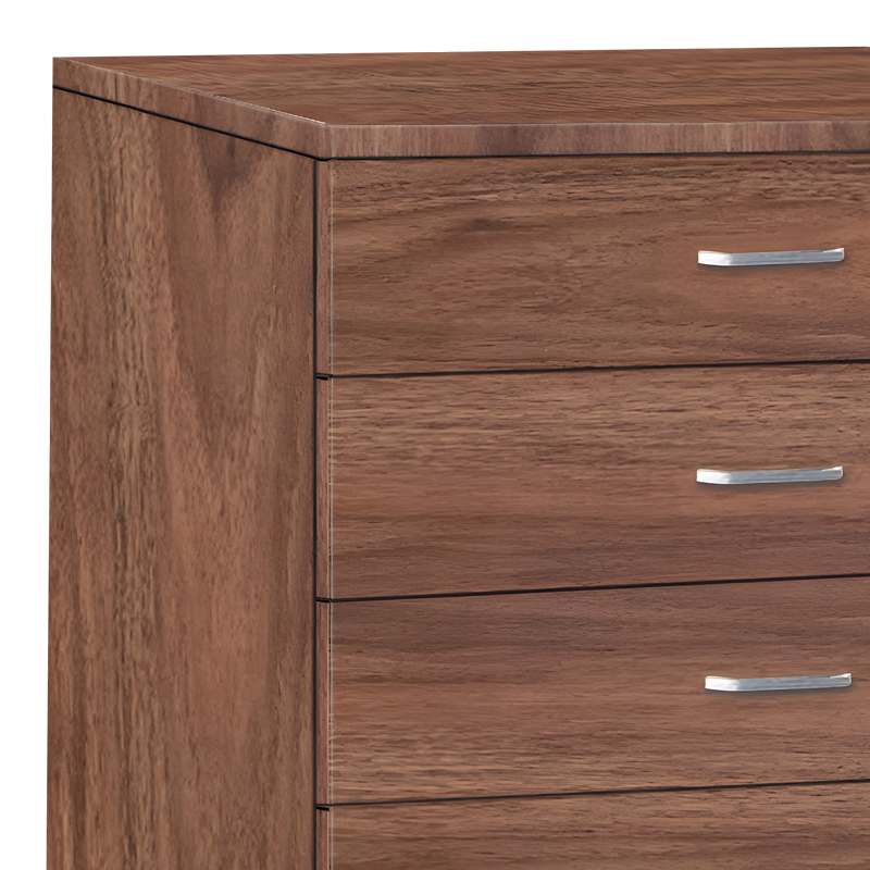 Συρταριερα Gioko pakoworld με 5 συρτάρια σε καρυδι απόχρωση 80x40x100εκ 2