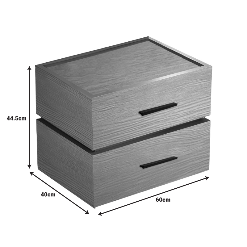 Κομοδίνο Sonlen pakoworld mdf σε oak απόχρωση 60x40x44.5εκ 3