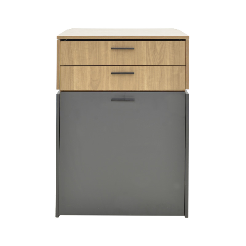 Τουαλέτα κρεβατοκάμαρας Sonlen pakoworld ανθρακί-sonoma 60x45x130εκ 3