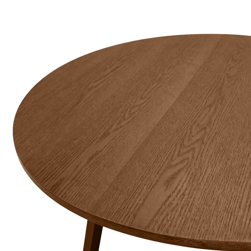 Τραπέζι Sedria pakoworld mdf καρυδί Φ120x75εκ 3