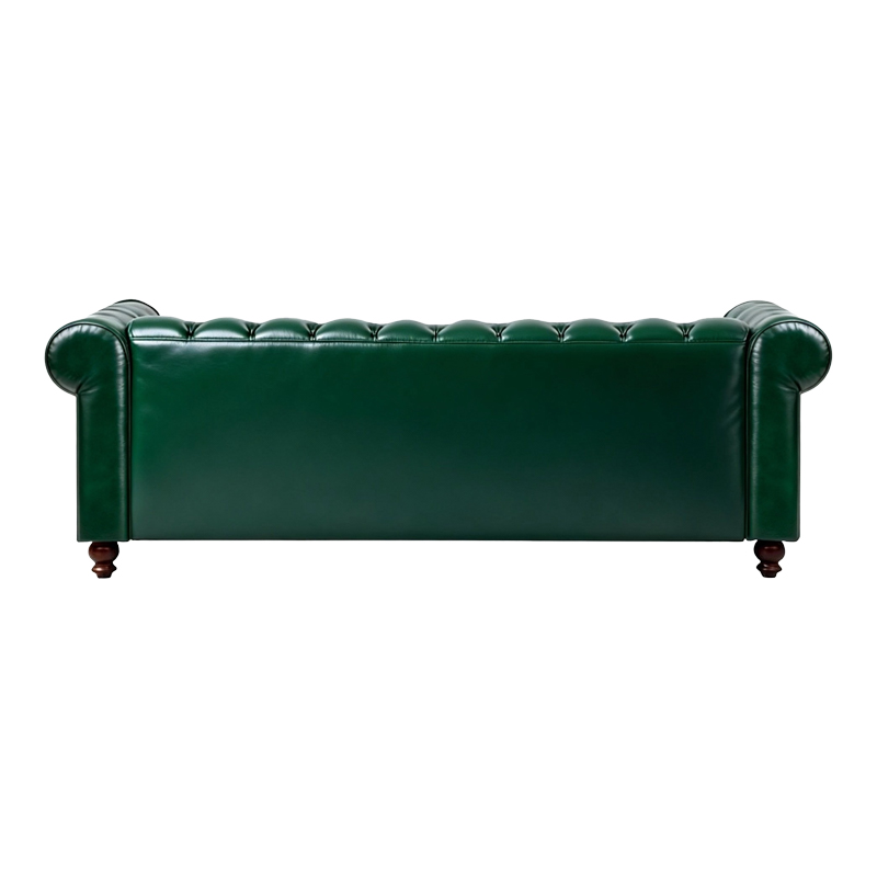 Kαναπές τριθέσιος τ. Chesterfield pakoworld pu κυπαρισσί 203x84x67εκ 3