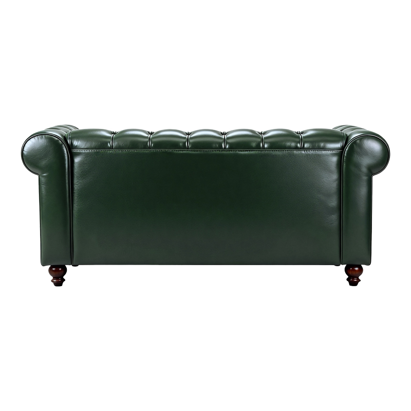 Kαναπές διθέσιος τ. Chesterfield pakoworld pu κυπαρισσί 160x84x67εκ 3