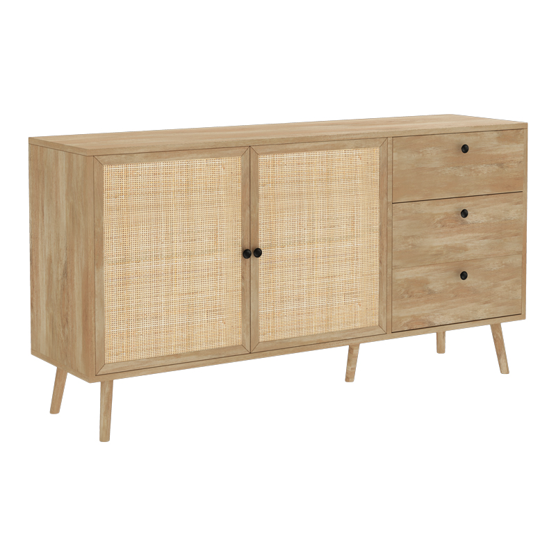 Μπουφές Oslo pakoworld sonoma 150x39x79εκ 2