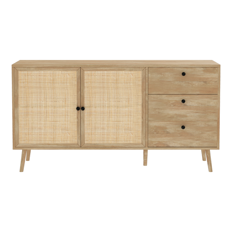 Μπουφές Oslo pakoworld sonoma 150x39x79εκ 4