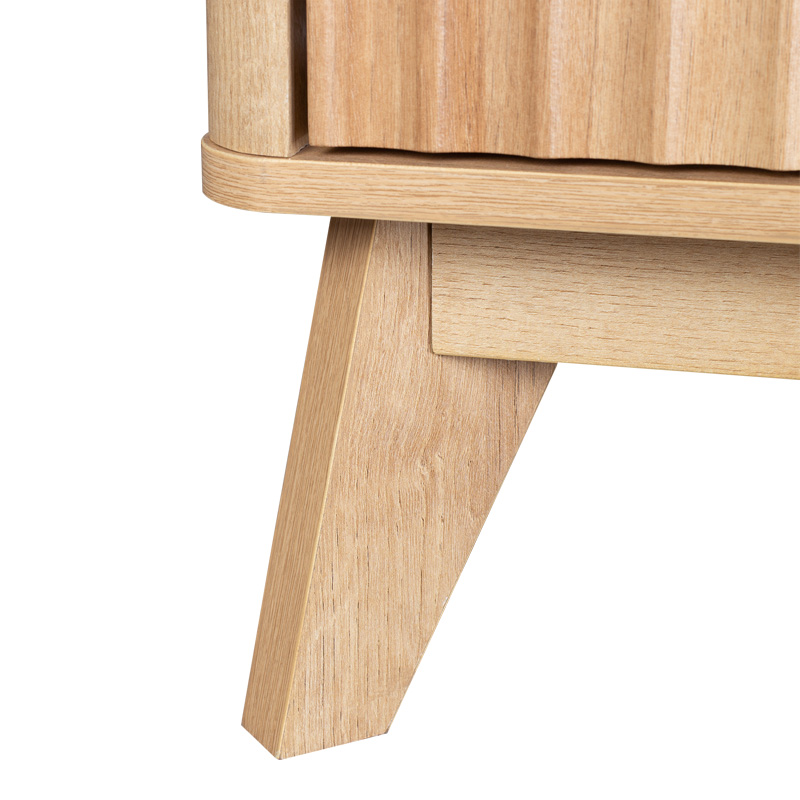 Τραπέζι σαλονιού Hamea pakoworld mdf σε φυσική απόχρωση 110x55,2x45εκ 6