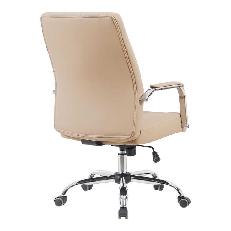 Καρέκλα γραφείου διευθυντή Mido pakoworld pu cappuccino 58x71x100-106εκ 2