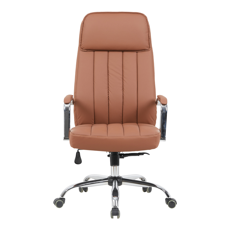Καρέκλα γραφείου διευθυντή Morales pakoworld pu καφέ 60x70x118-124εκ 4
