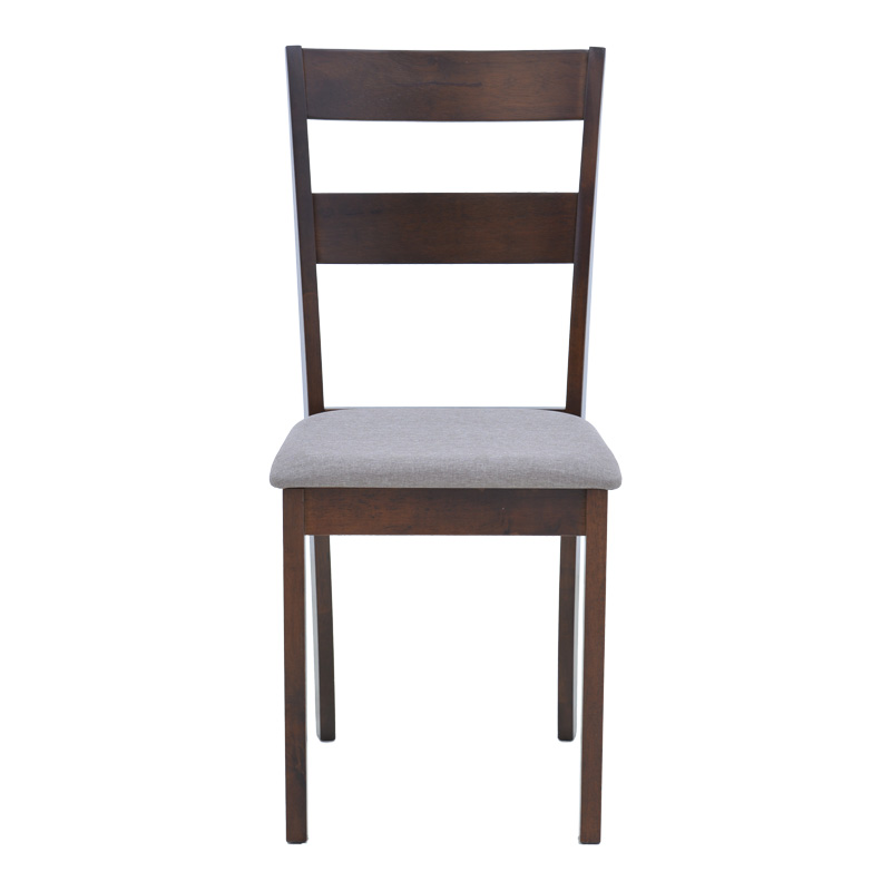 Καρέκλα Dallan pakoworld rubberwood σε καρυδί απόχρωση 40x47.5x89εκ 4