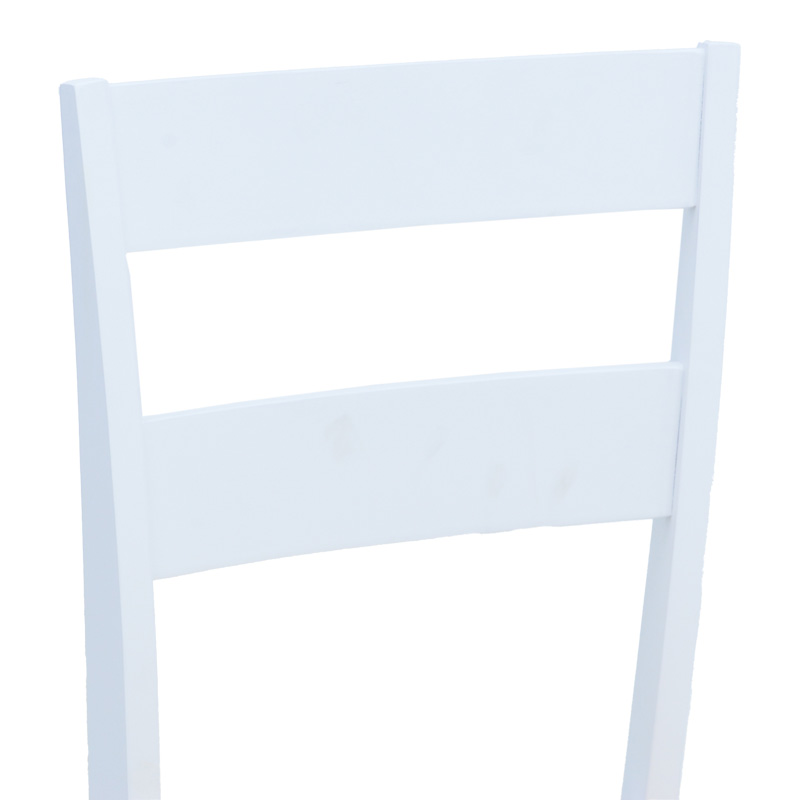 Καρέκλα York pakoworld σε λευκή-φυσική απόχρωση 39.5x47.5x89εκ 6