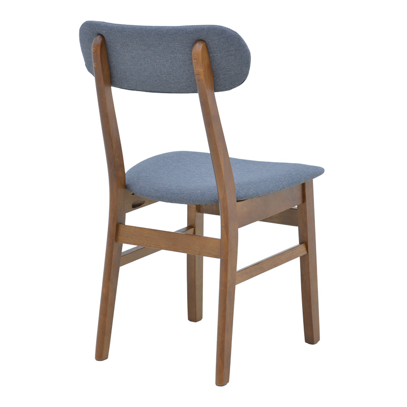 Καρέκλα Gaborn pakoworld σε γκρι απόχρωση 47x47x81,5εκ 2