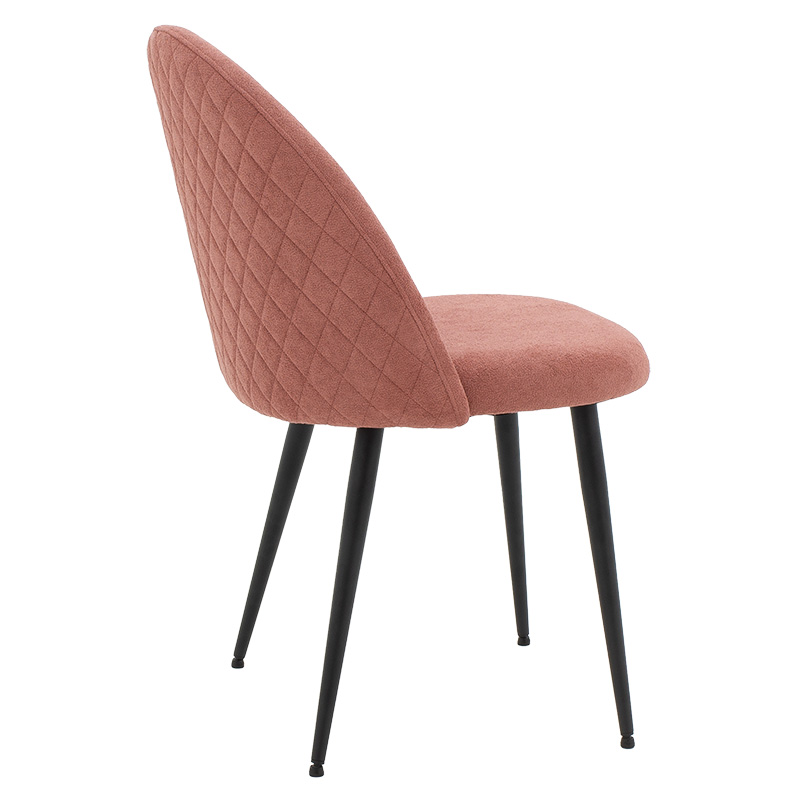 Καρέκλα Graceful pakoworld ύφασμα σάπιο μήλο-πόδι μαύρο 2