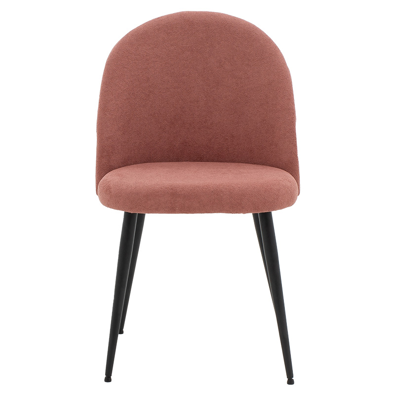 Καρέκλα Graceful pakoworld ύφασμα σάπιο μήλο-πόδι μαύρο 4